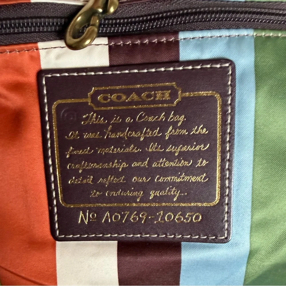 Coach Legacy 65th Anniversary Gigi Tote White Leather Shoulder Bag | 10650 - Picture 7 of 16